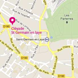 Image plan d'accès - Agence Cléyade de Saint-Germain-en-Laye